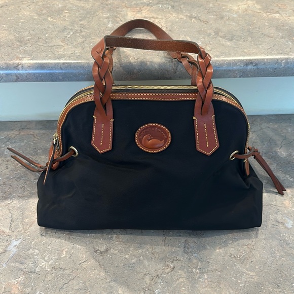 Dooney and bourke nylon domed satchel - Picture 1 of 11